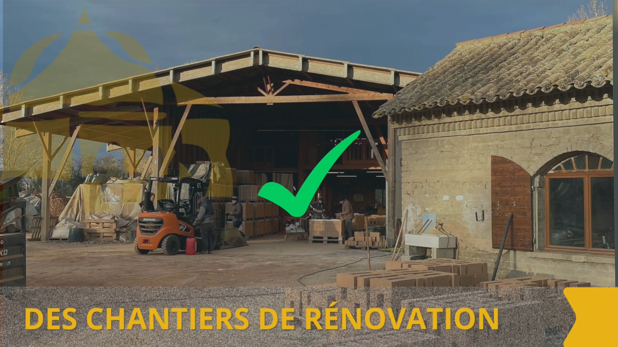 Éco construire avec le village