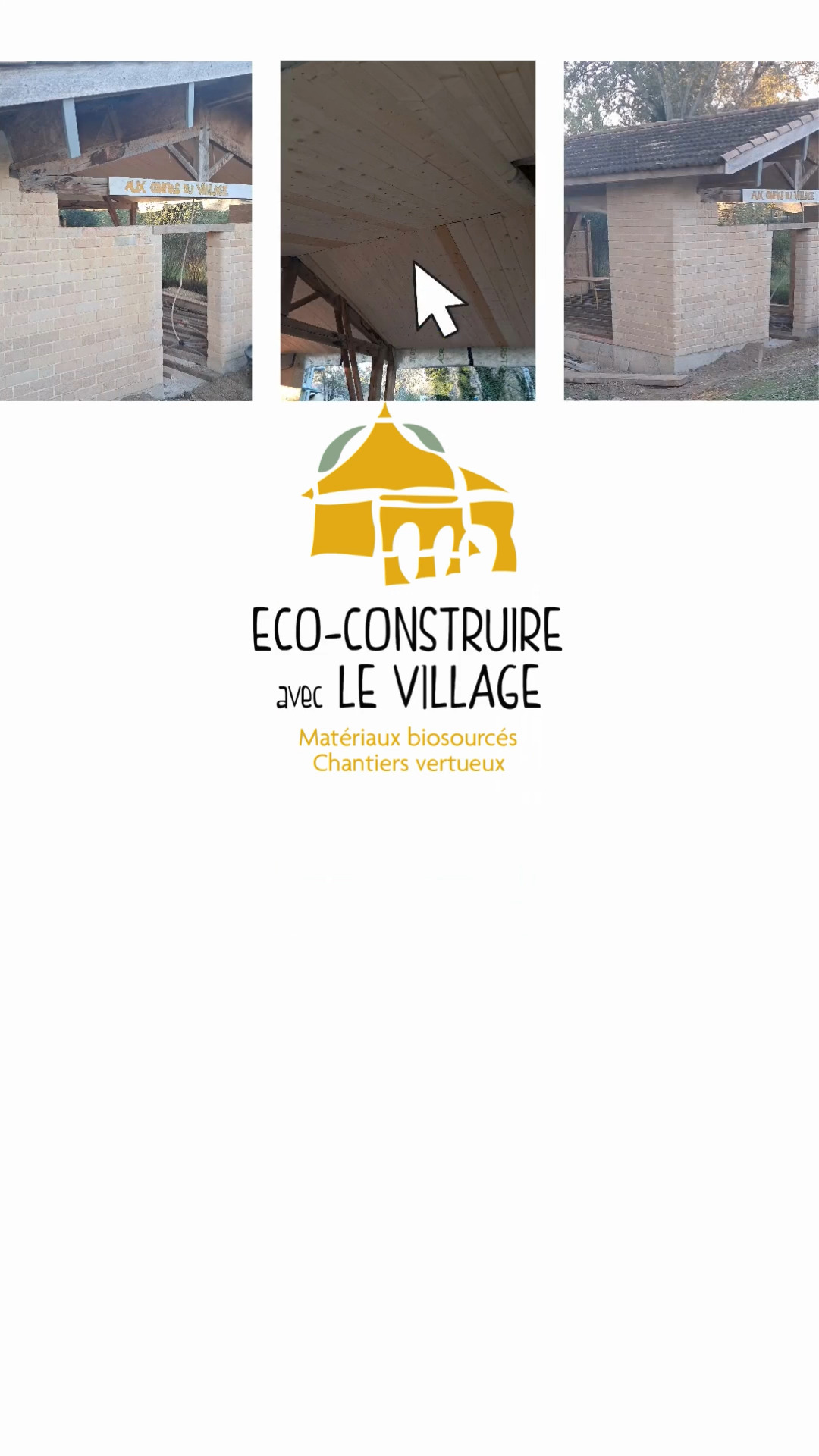 Éco construire avec le village